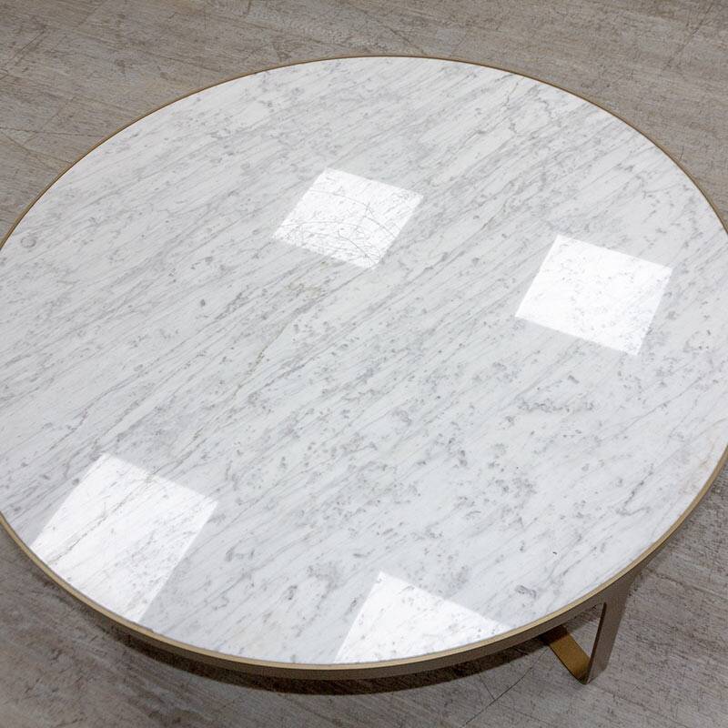 Table basse Cage de marque Tacchini en marbre