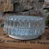 Moulded glass ceiling light