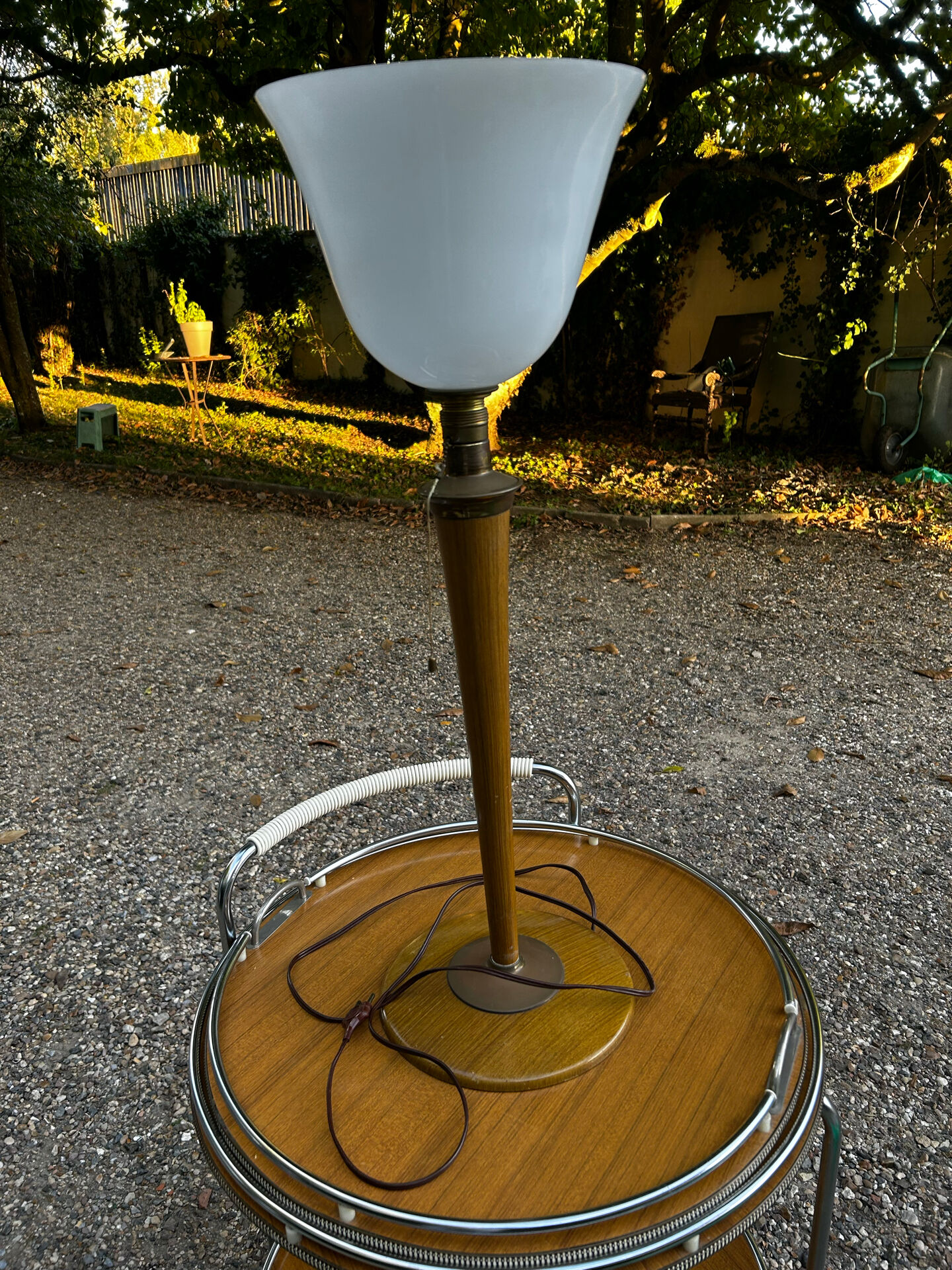 Vintage Mazda lamp from the 1940s.