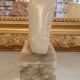 Horse head bookend in onyx and marble