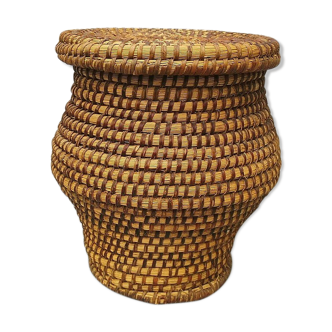 Pan box basket bramble and straw popular art