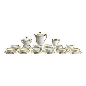 Limoges - Bardet porcelain tea and coffee service