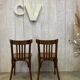 Paire de chaises bistrot