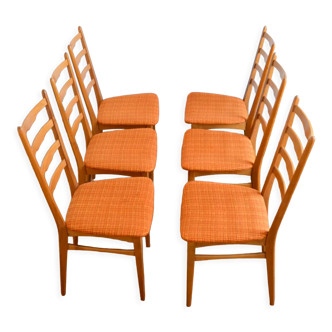 Suite de 6 chaises à manger par Mignon Möbel 1960s