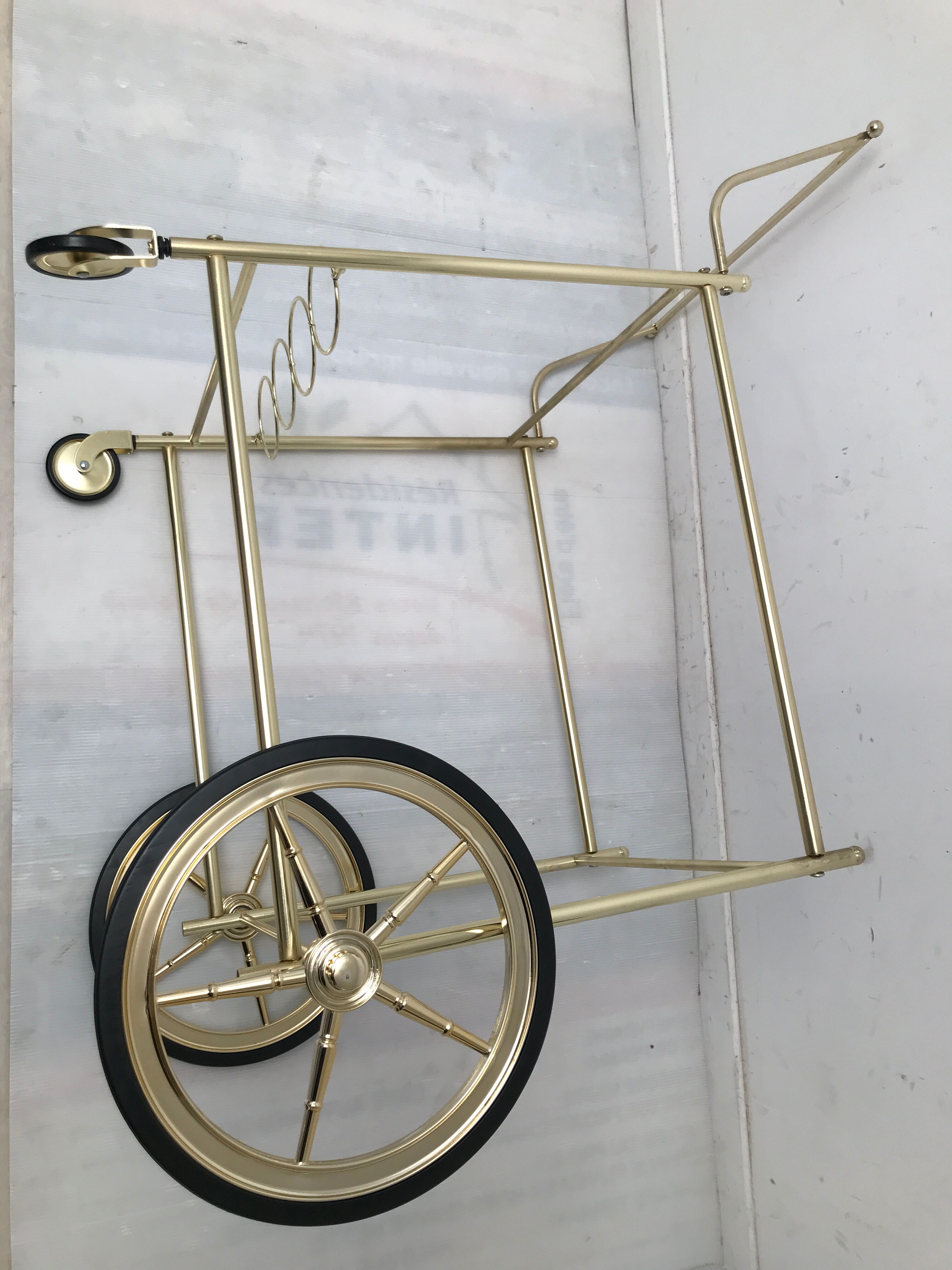 Desert with mirror glass trays