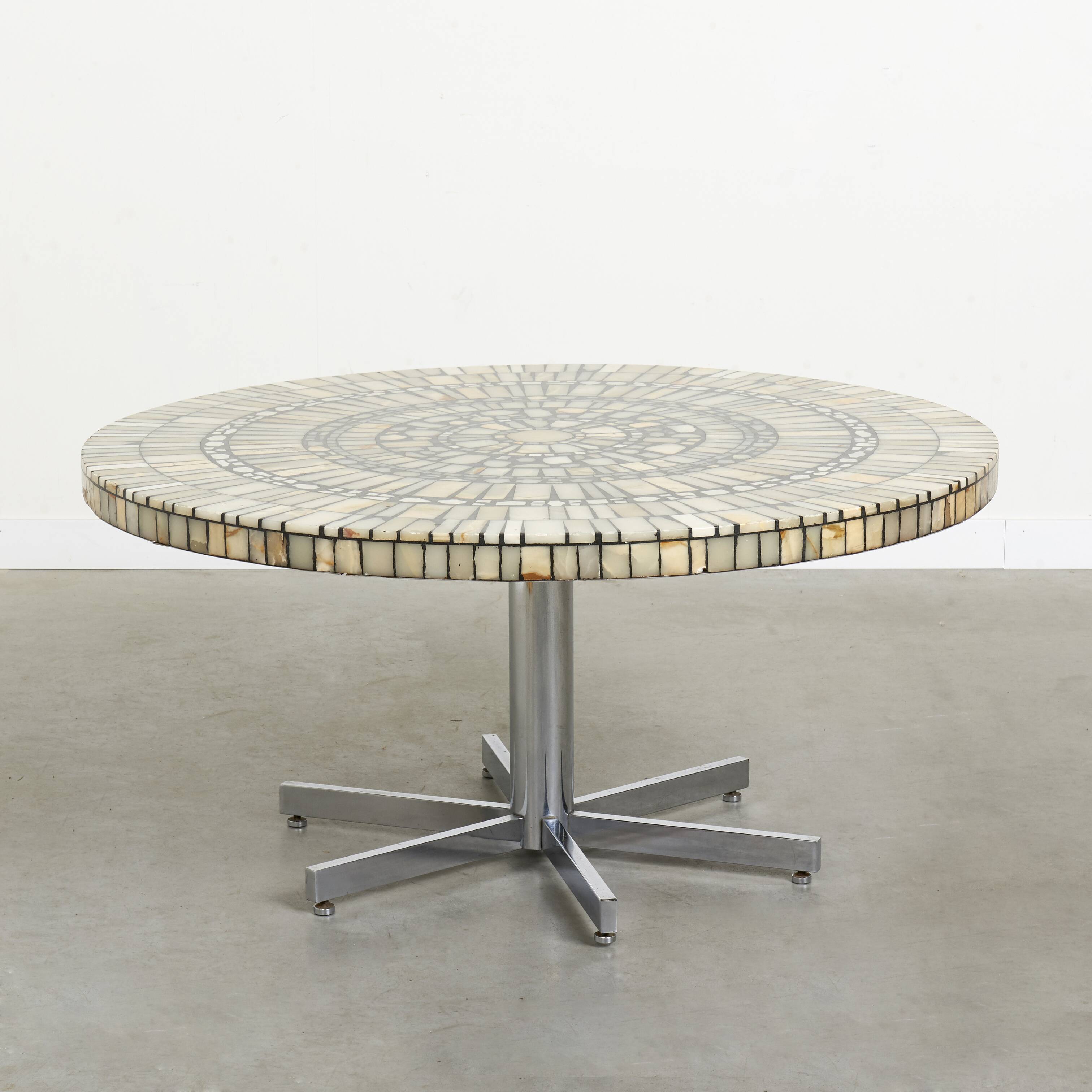 Mosiac marble coffee table by Heinz Lilienthal, 1960s