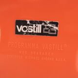 Vastill orange plastic planter by Michael McCann