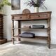 Oak console drapery 1950