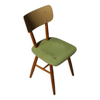 Chaises de salle à manger colorées du milieu du siècle, années 1960, Tchécoslovaquie, lot de 18