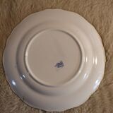 Set of 8 large flat plates + 1 round dish - longchamp