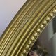Miroir ovale ancien en bois