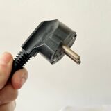 Vintage Postmodern Table Lamp, 4 Light Metal Lamp with Chrome Details, ´80