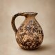 Ancient glazed terracotta jug