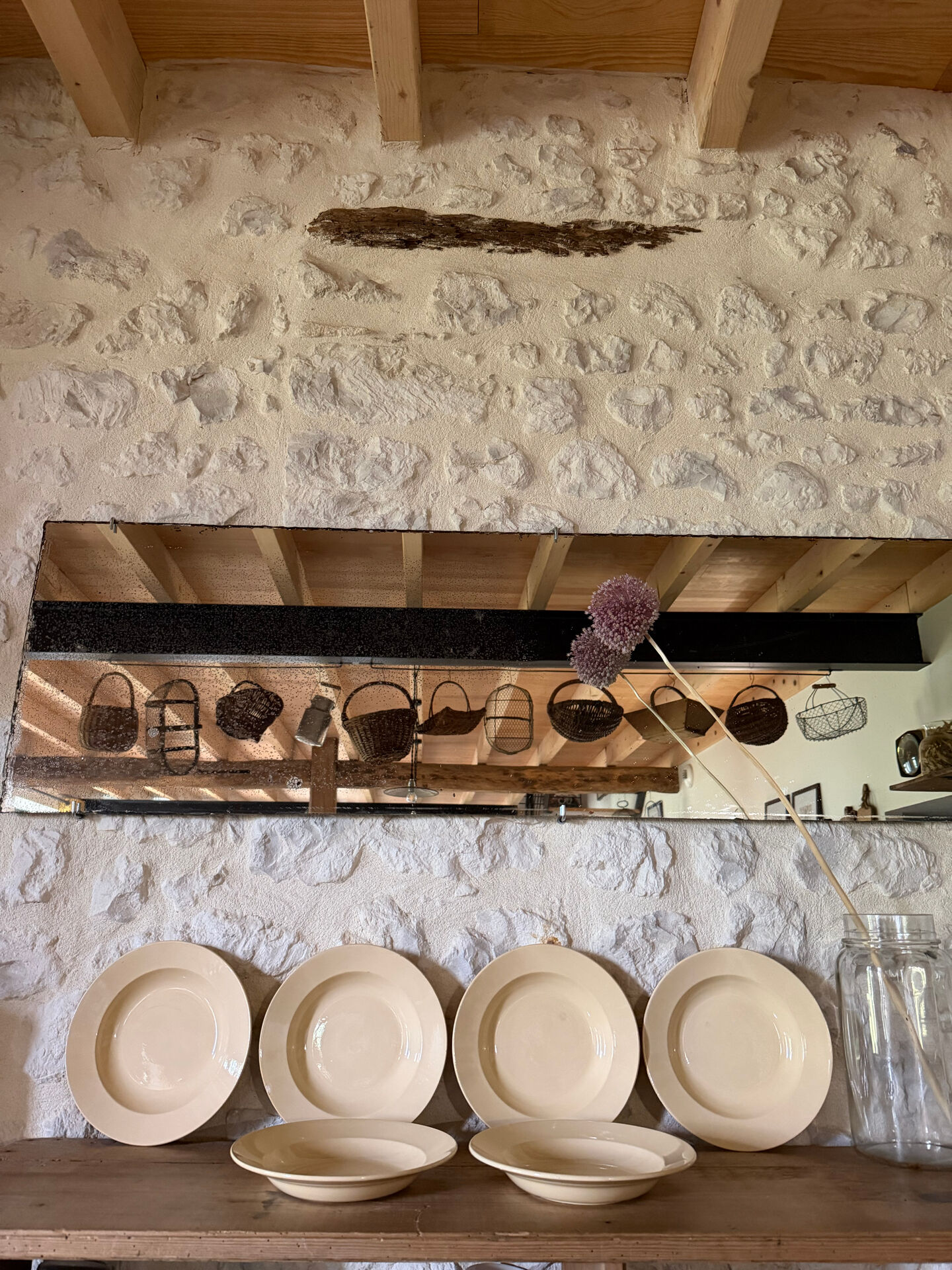 Deep plates Badonviller in half porcelain