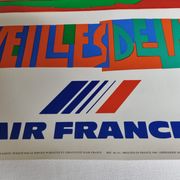 Air France poster, "Merveilles de la Terre", by Roger Bezombes, 1980