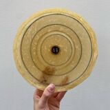 Pair of art deco pendant lights in Clichy glass