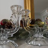 Vintage glass chandeliers