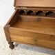 Vintage 1950s solid wood table writing desk