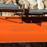Orange household slider scale terraillon vintage from the 70