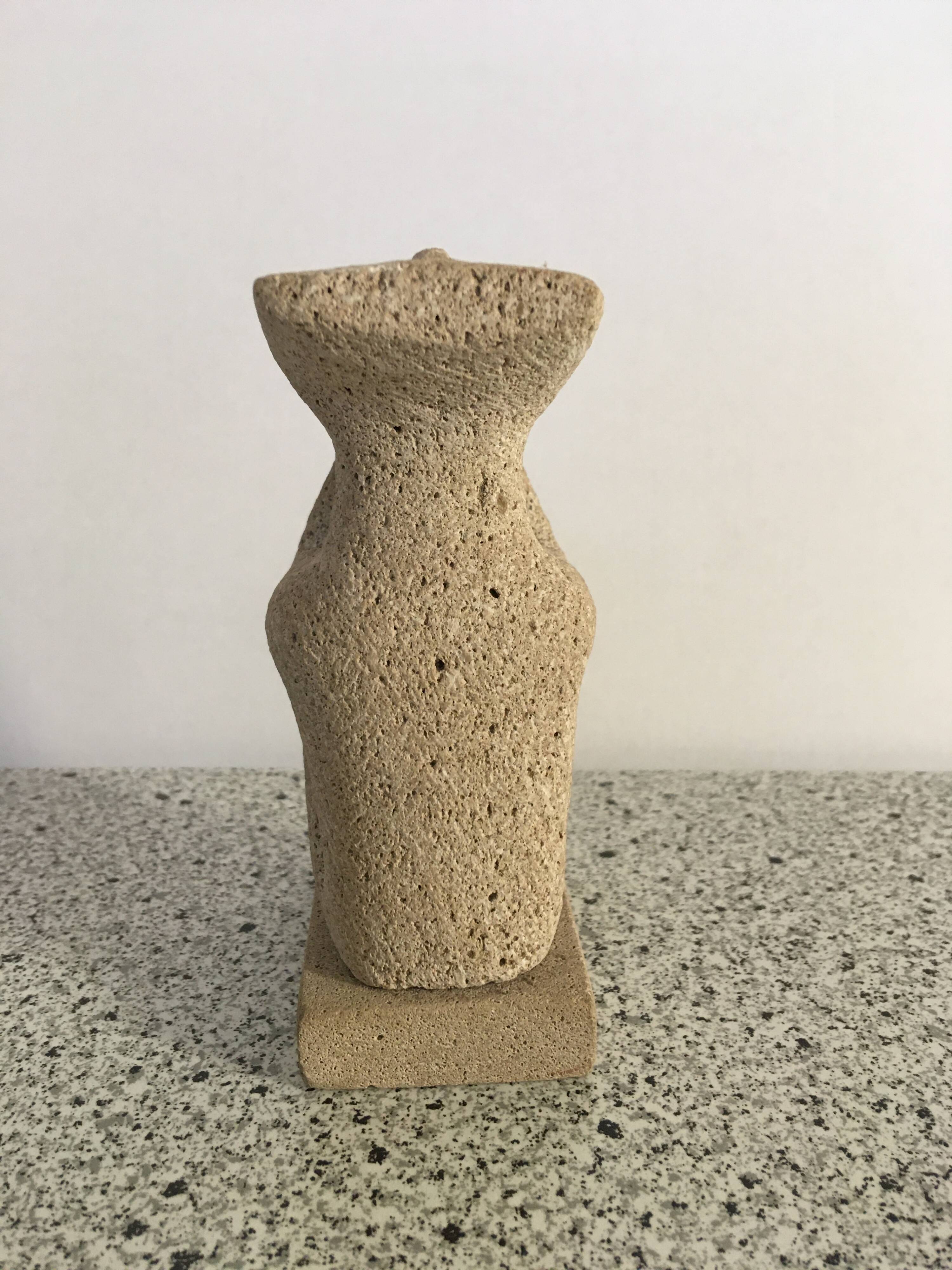 Sculpture the thinker cycladic art