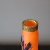 Glass paste vase by Richard circa 1920