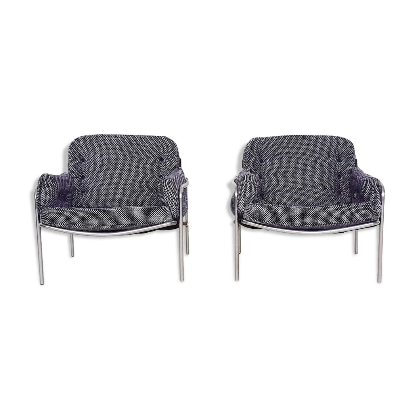 Set of 2 Martin Visser for 't Spectrum"Osaka"lounge chairs, The Netherlands 1969