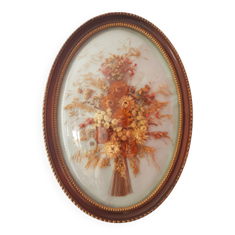 Large frame dried flowers