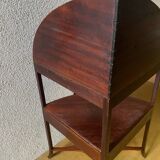 19th century mahogany corner cabinet