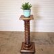 Antique wine press plant stand, France 1940s
