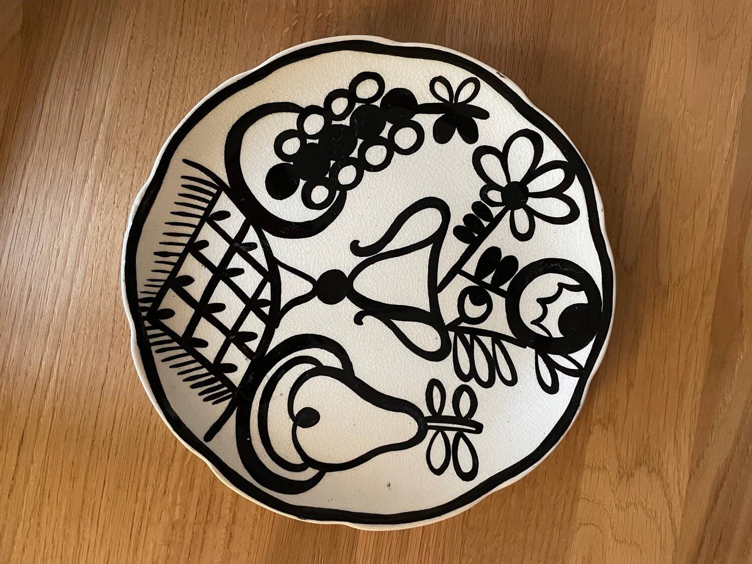 Set of 2 Primavera ceramic plates