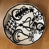 Set of 2 Primavera ceramic plates