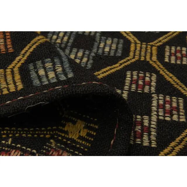 1970s Vintage Turkish Oushak Handmade  Colorful Runner Rug 70x290