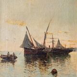 Collection of Four - 19th Century Marine Paintings - Various Artists