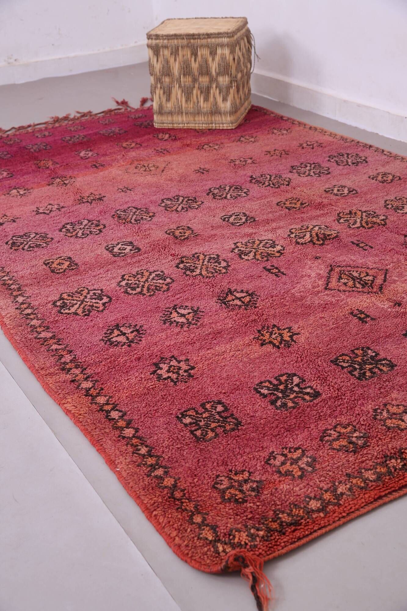 Vintage Moroccan Rug 171 x 275 cm - Berber Wool Rug - Handmade Rug Bohemian