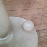 White marble stand