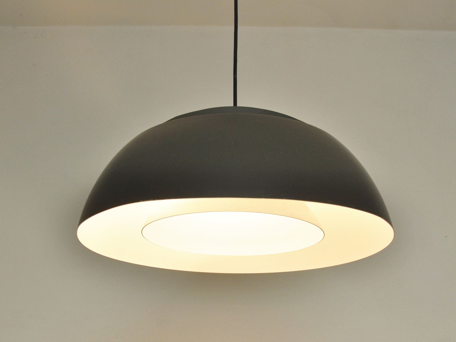 Royal lamp model AJ brown by Arne Jacobsen for Louis Poulsen