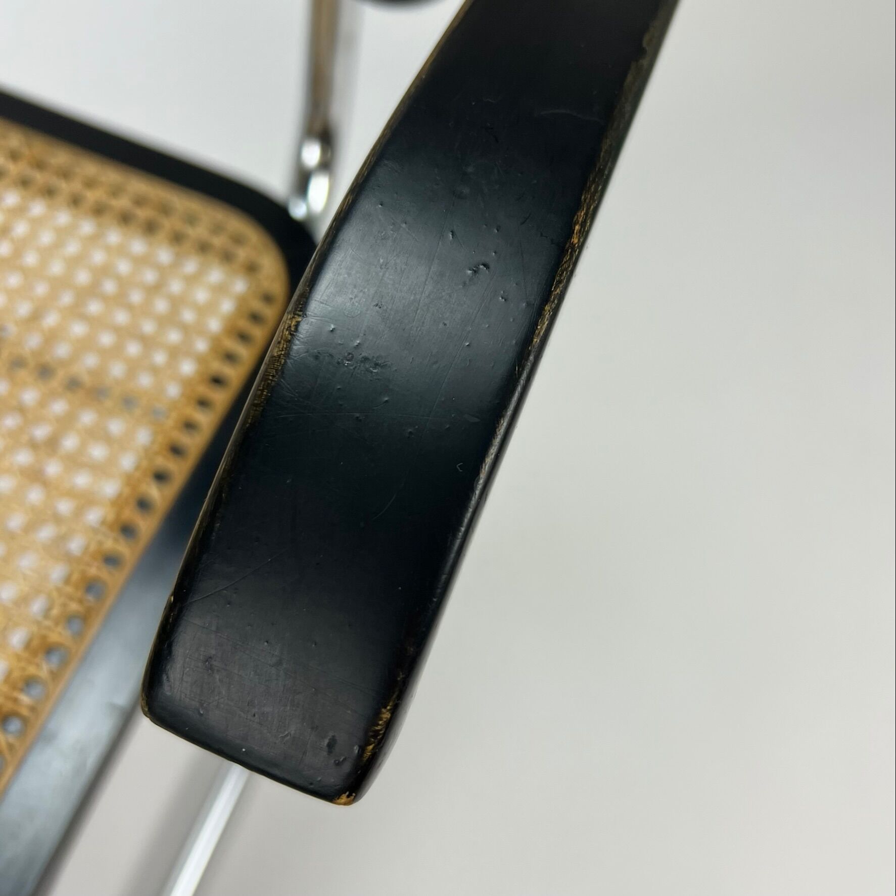 Black Cesca Armchair Italian Made, 1970's