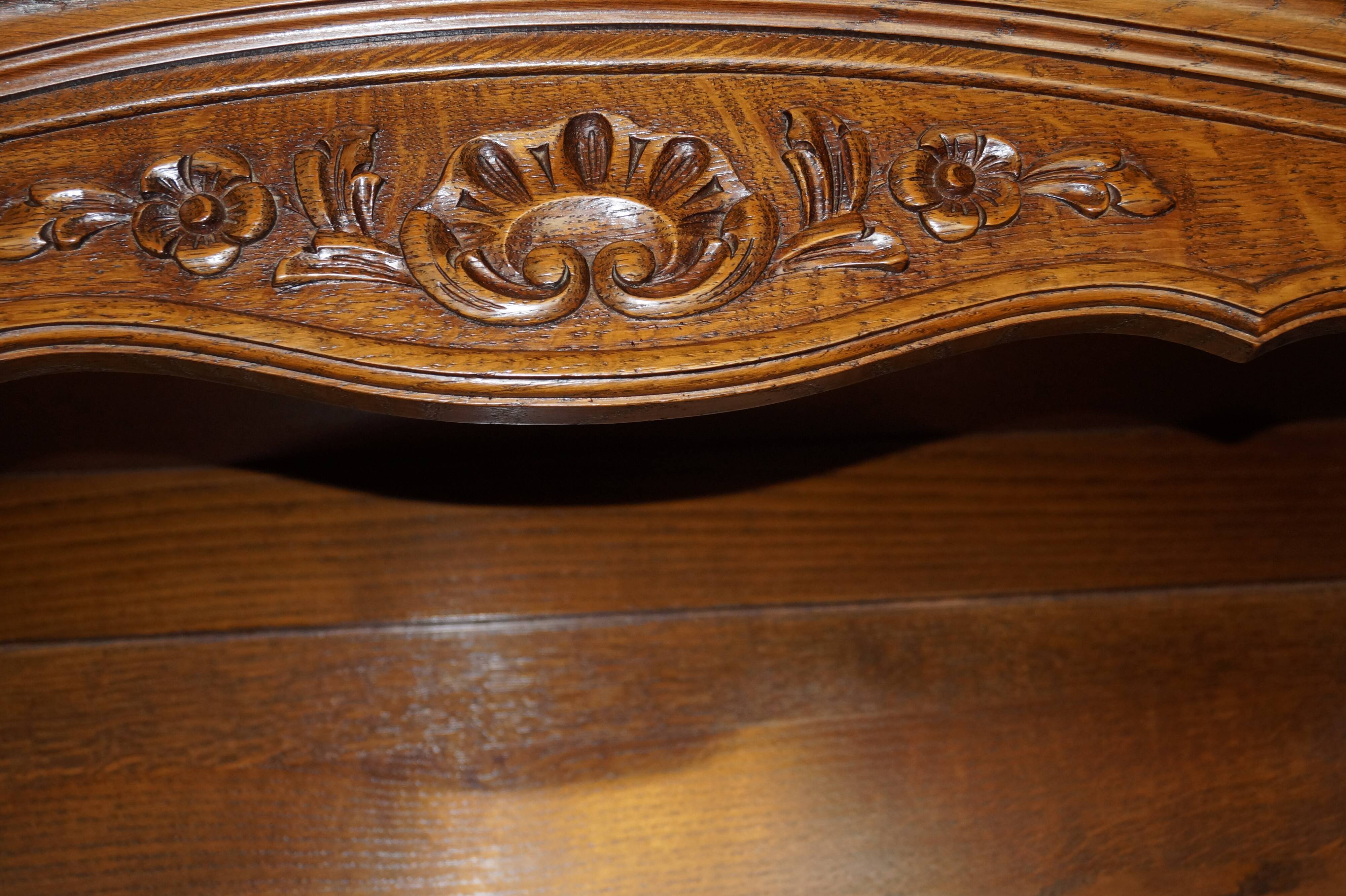 Louis xv oak sideboard