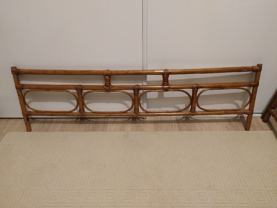 Rattan bed in 140