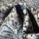 Persian Iran Nain Wool and Silk Oriental Rug: 3.10 X 2.08 Meters