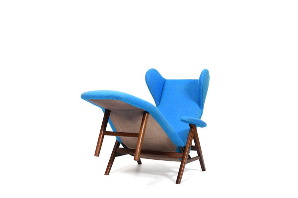 Chaise longue par Henry W. Klein pour Bramin années 1950