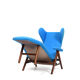 Chaise longue par Henry W. Klein pour Bramin années 1950
