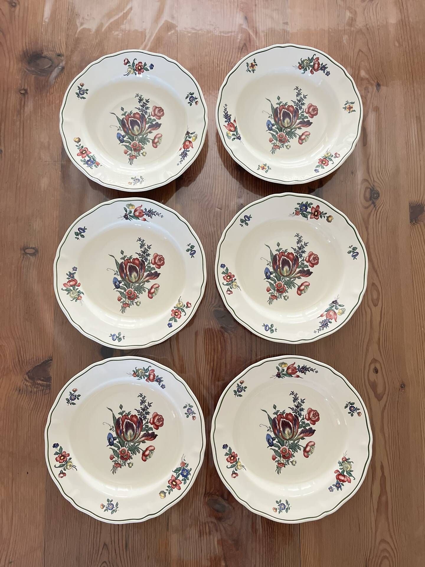 6 deep plates Villeroy & Boch Alt Strasburg