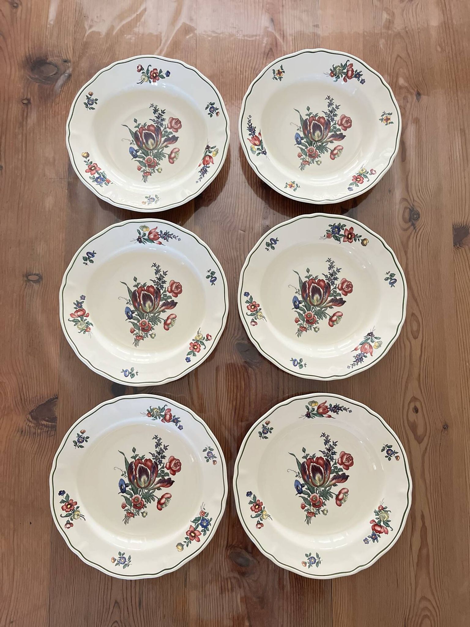 6 assiettes creuses Villeroy & Boch Alt Strasburg