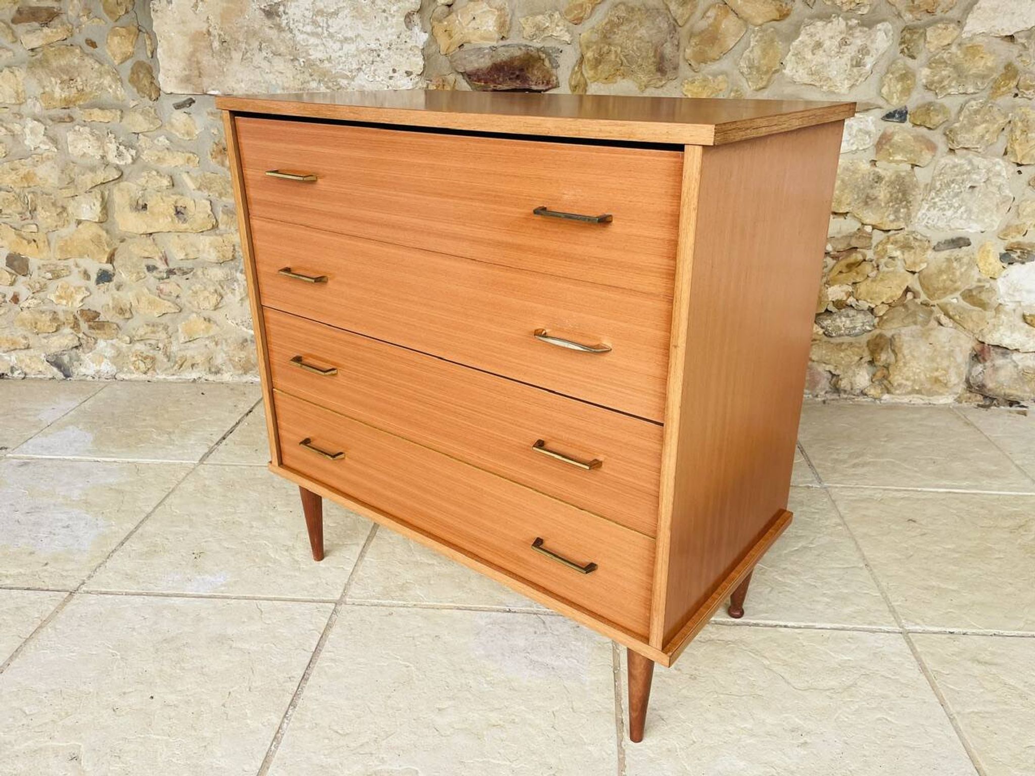 Vintage chest of drawers, 4 drawers, circa 1960s
