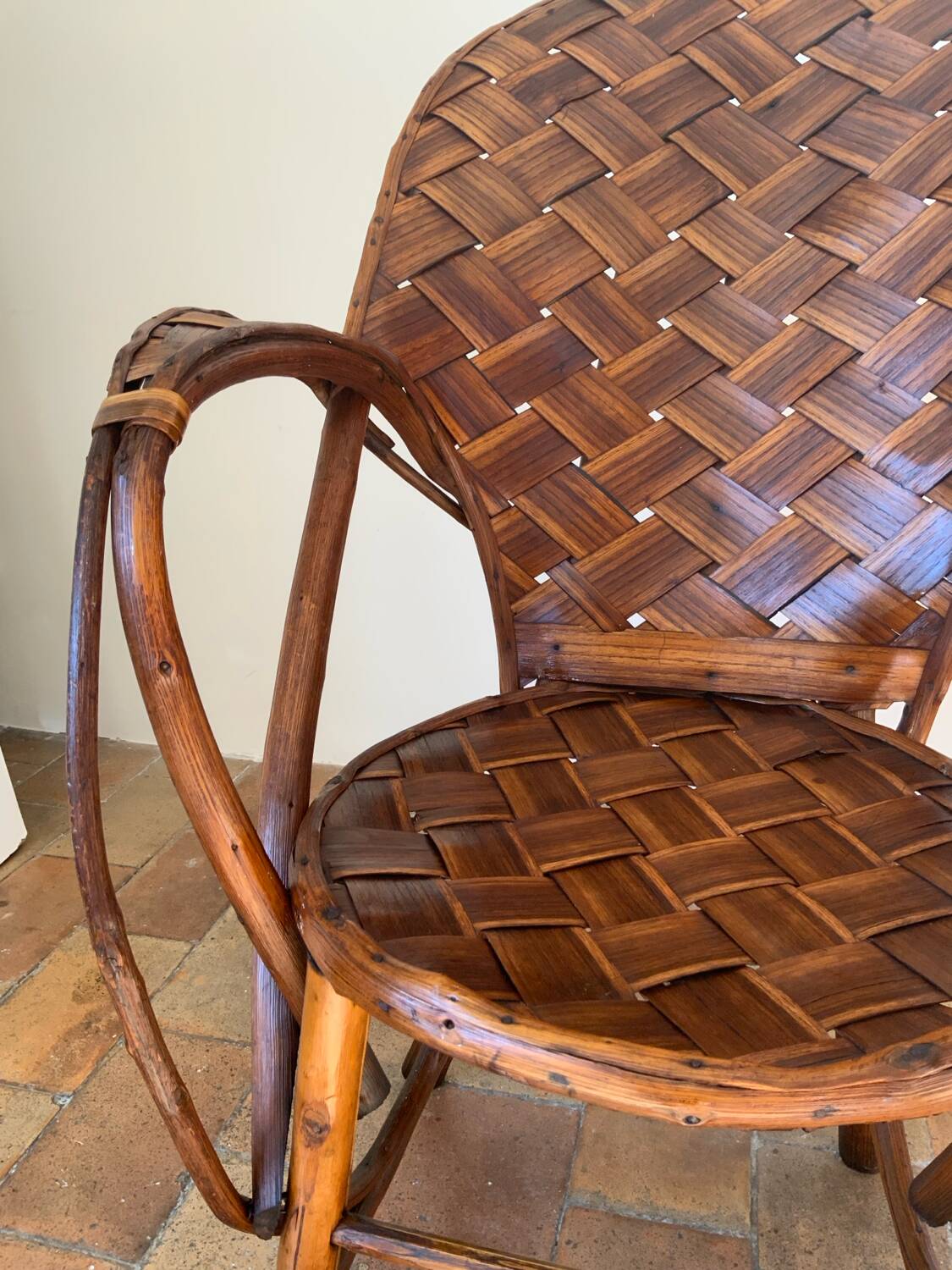 Chestnut armchair