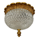 Vintage diamond tip ceiling lamp
