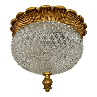 Vintage diamond tip ceiling lamp