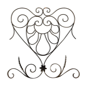 Grille en fer forgé