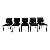 5 Chaises Vitra MedaSlim by Alberto Meda